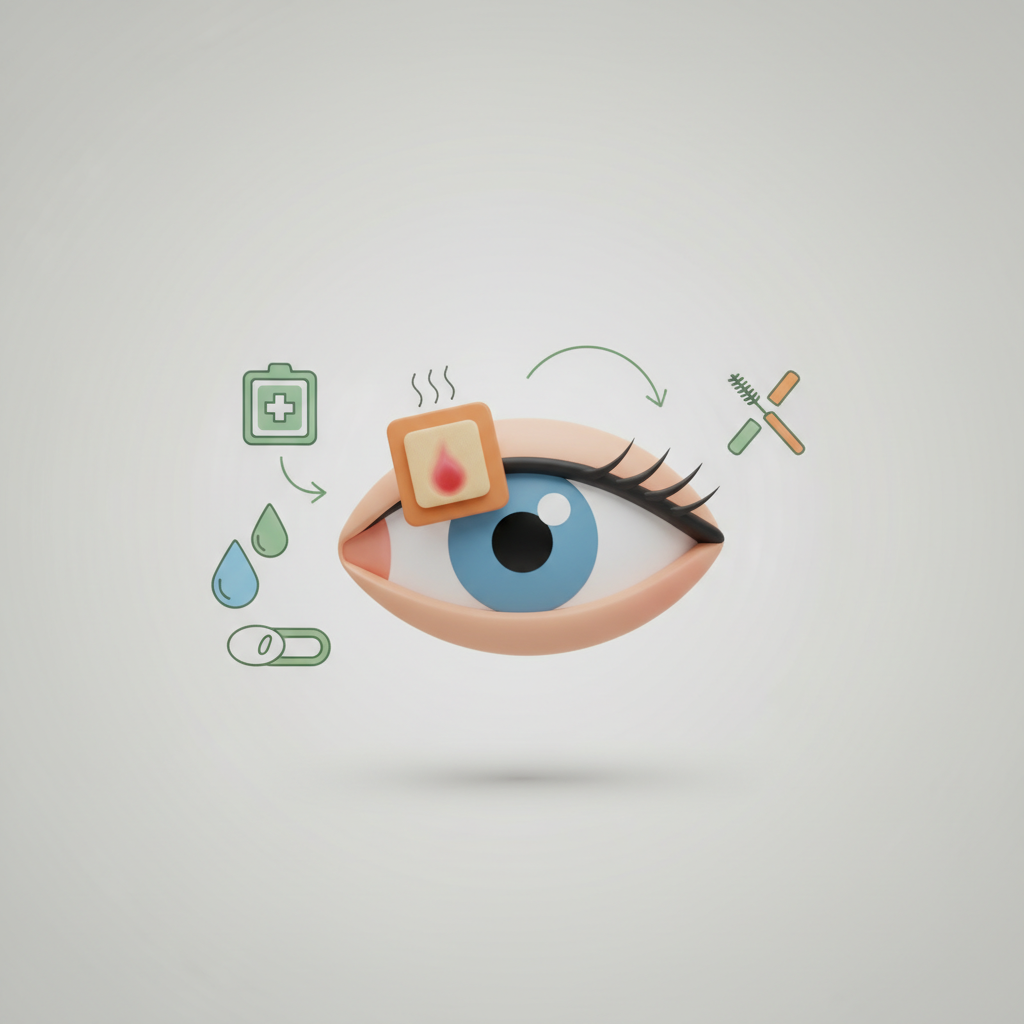 Miežis ant akies: kaip gydyti ir ko šiukštu nedaryti