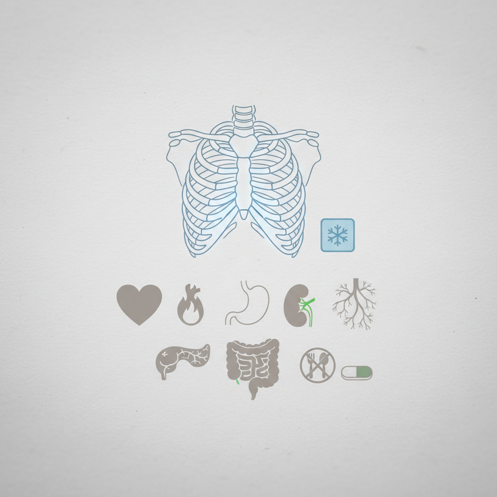 Skausmas kairėje po šonkauliais: apie ką jis įspėja?