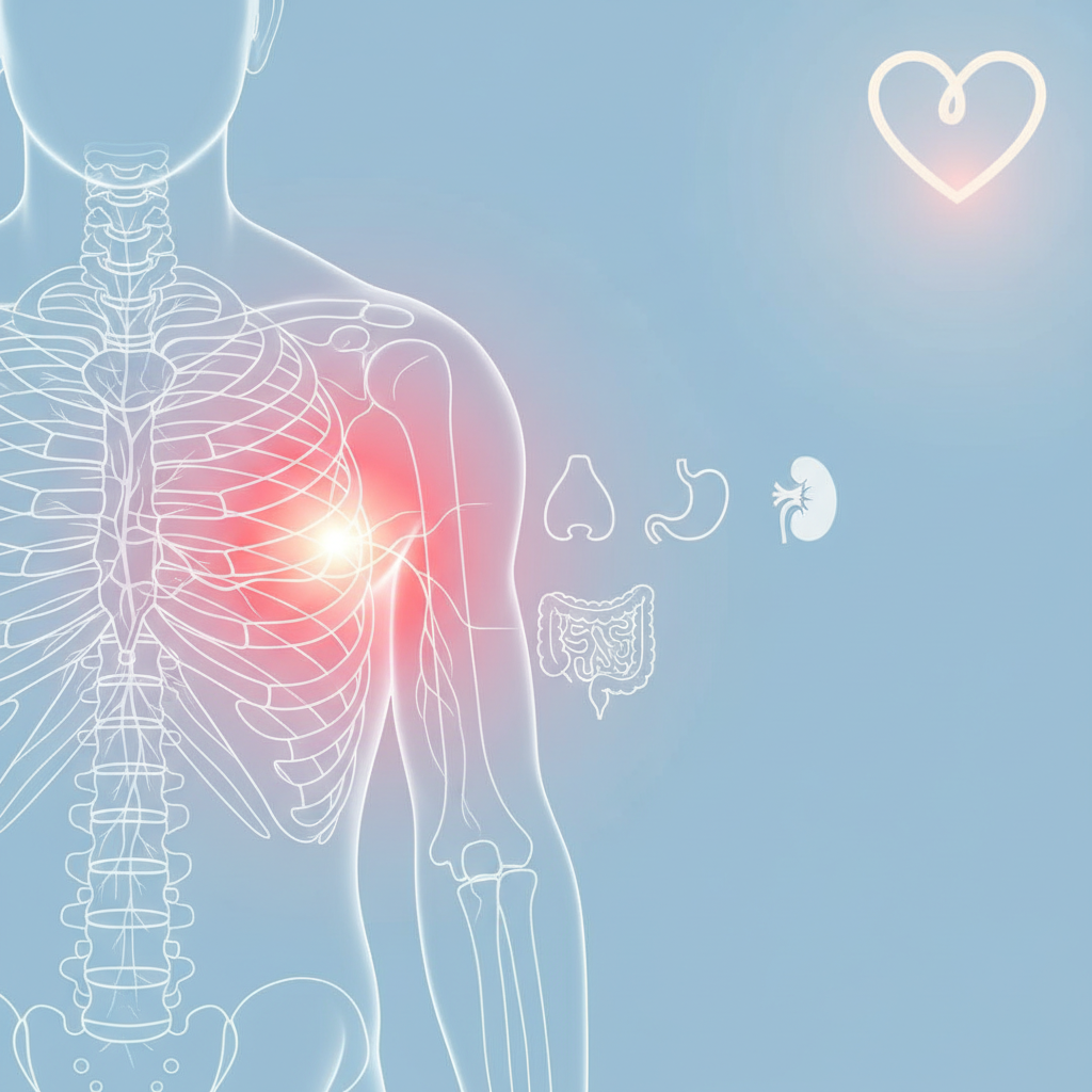 Skausmas po kairiuoju šonkauliu: ką tai gali reikšti?