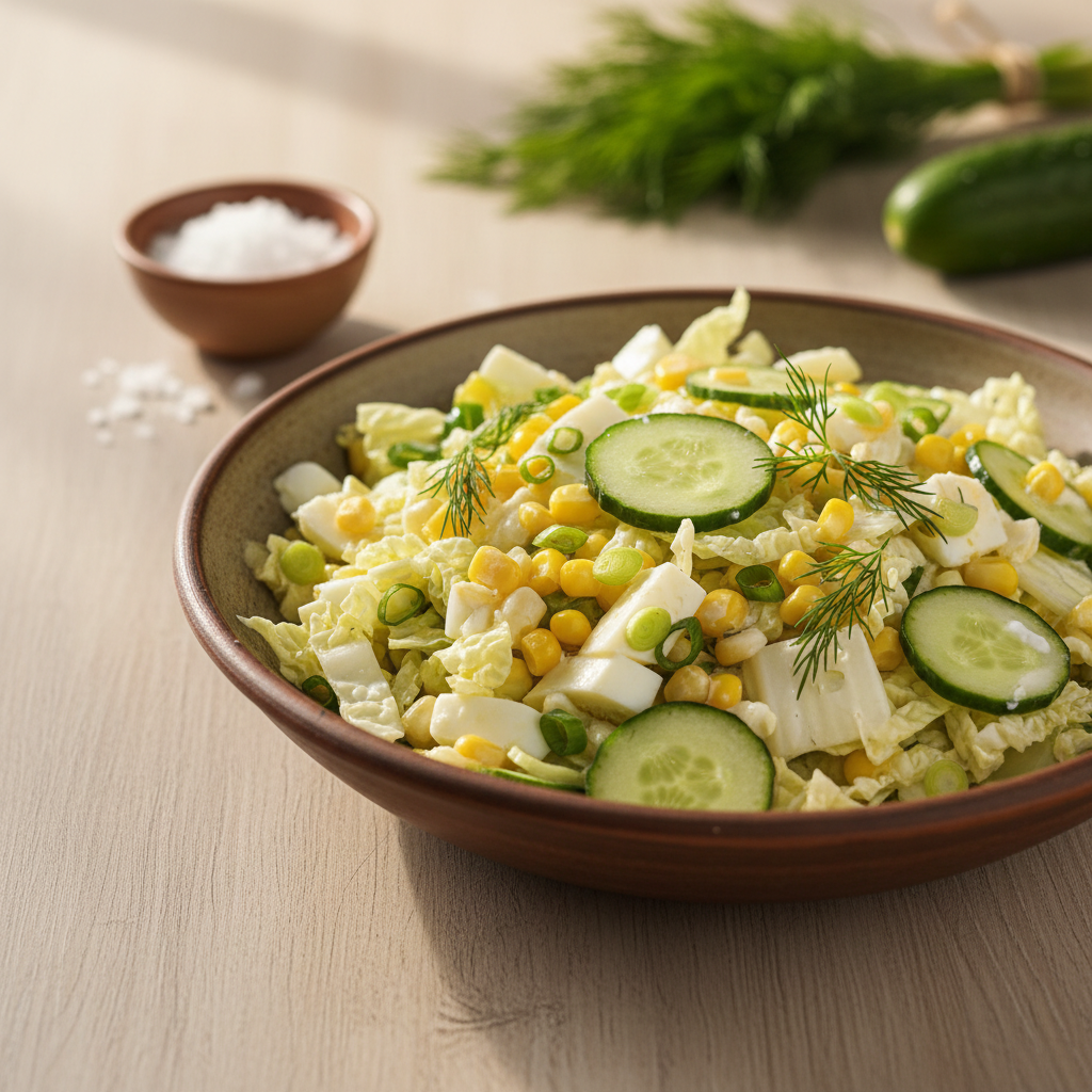 Gaivios Pekino kopūstų salotos: receptas, kurį pamilsite