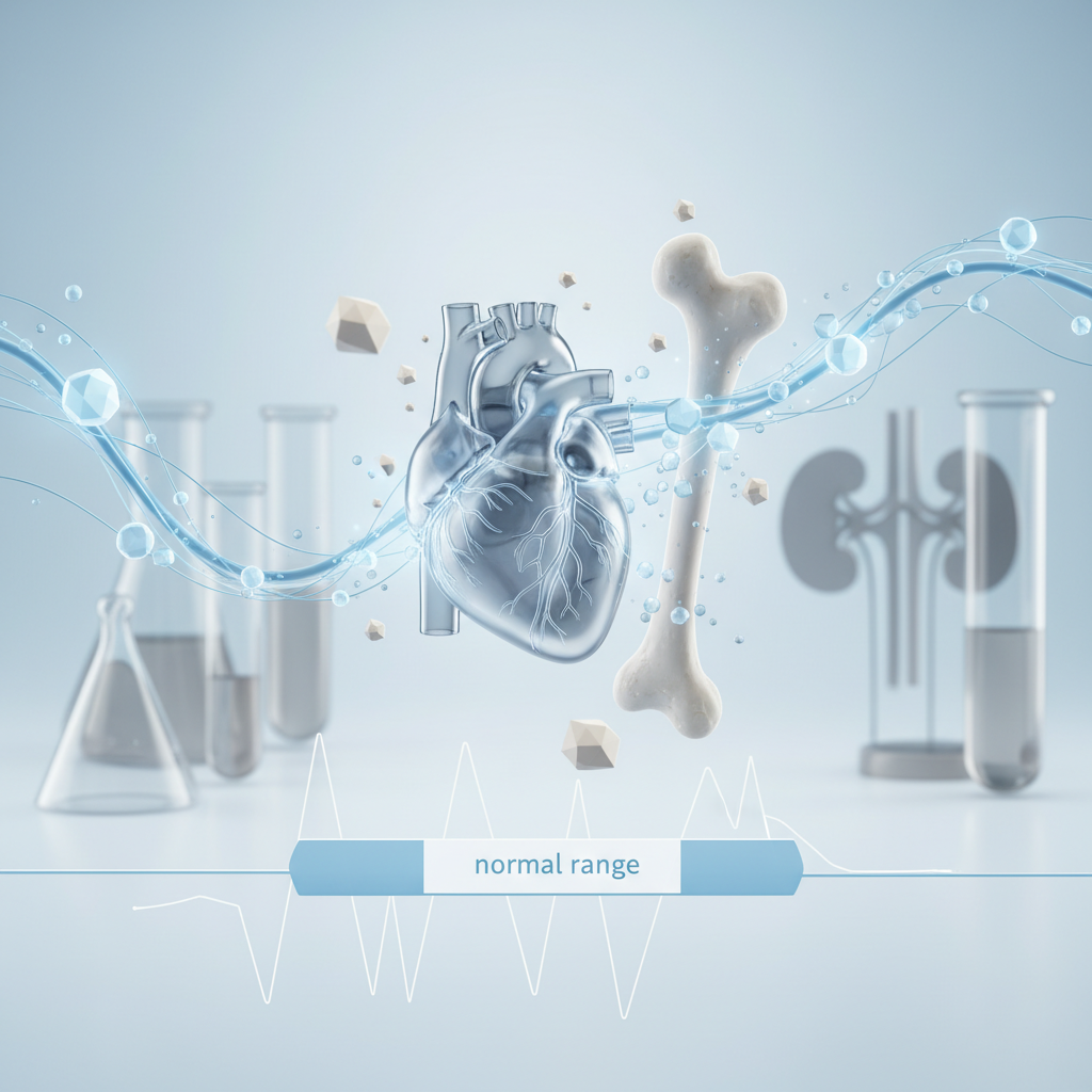 Kalcio norma kraujyje: kada nuokrypiai tampa pavojingi?