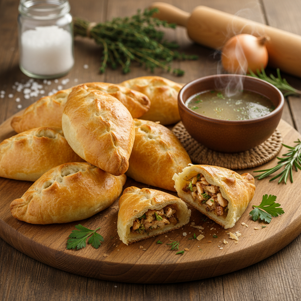 Naminiai kibinai su vištiena: receptas, kuris pavyks visiems