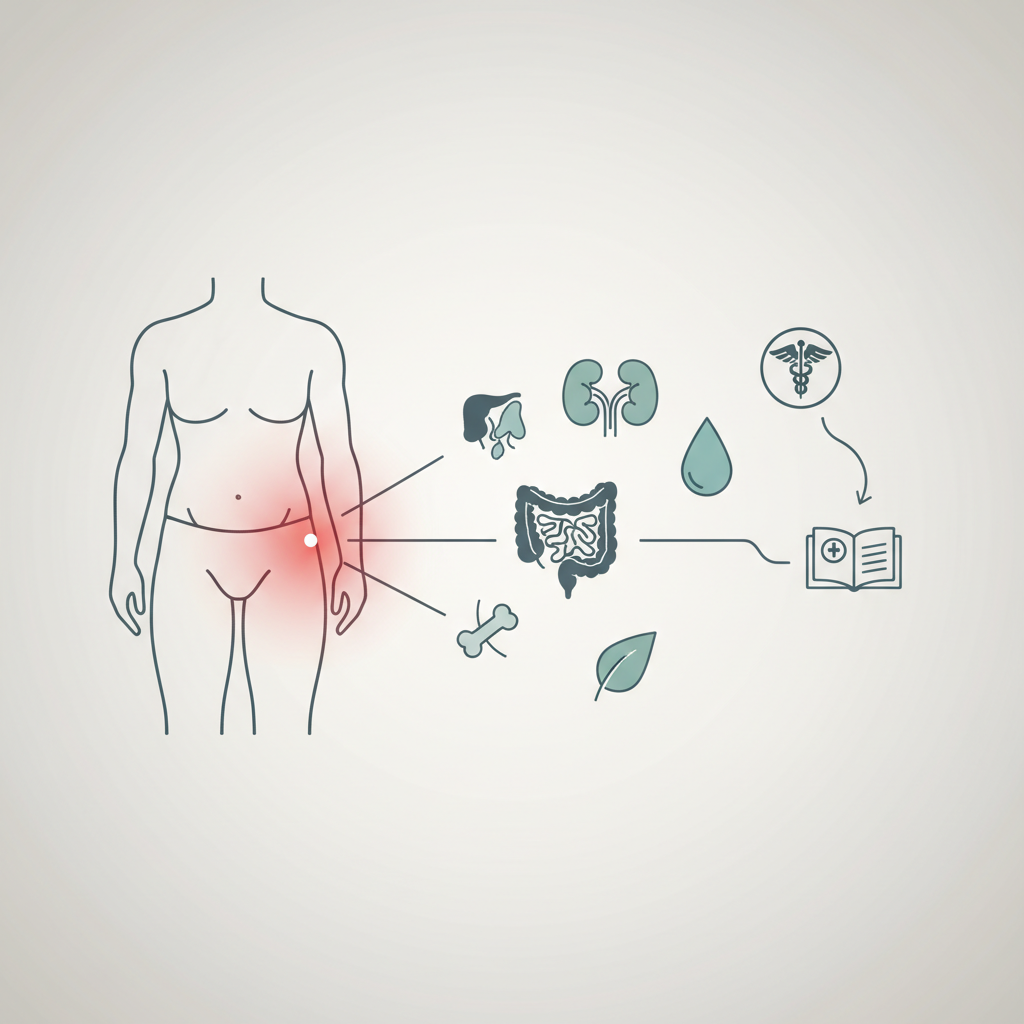 Skausmas dešiniame šone ties klubu: kada sunerimti?