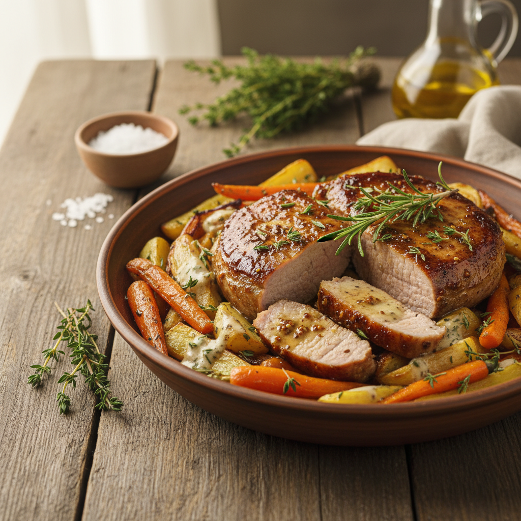 Sultingi kiaulienos kepsniai orkaitėje: paprastas receptas