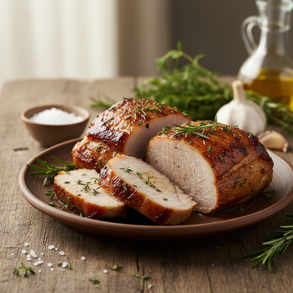 Sultingi nugarinės kepsniai orkaitėje: tirpsta burnoje