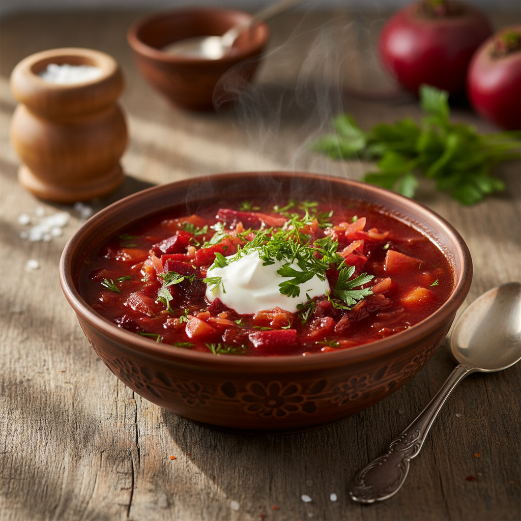 Ukrainietiški barščiai žiemai: autentiškas receptas