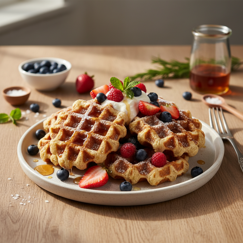 Belgiški vafliai su varške: kaip iškepti tobulai traškius?