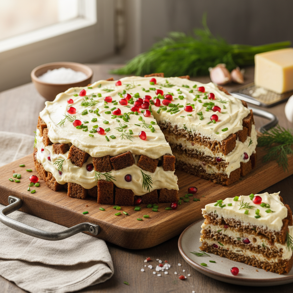 Keptos duonos tortas: receptas, tapsiantis šventės hitu