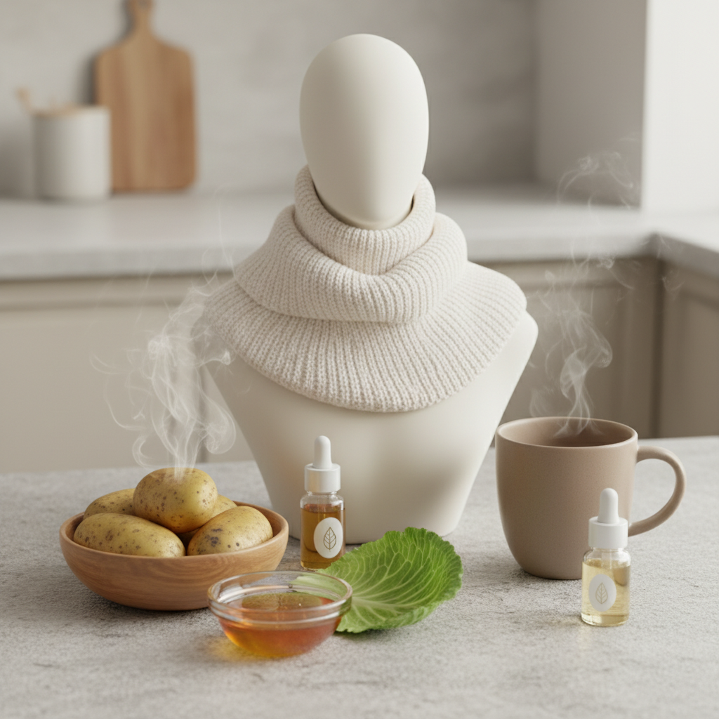 Kompresai nuo gerklės skausmo: ar jie iš tiesų padeda?