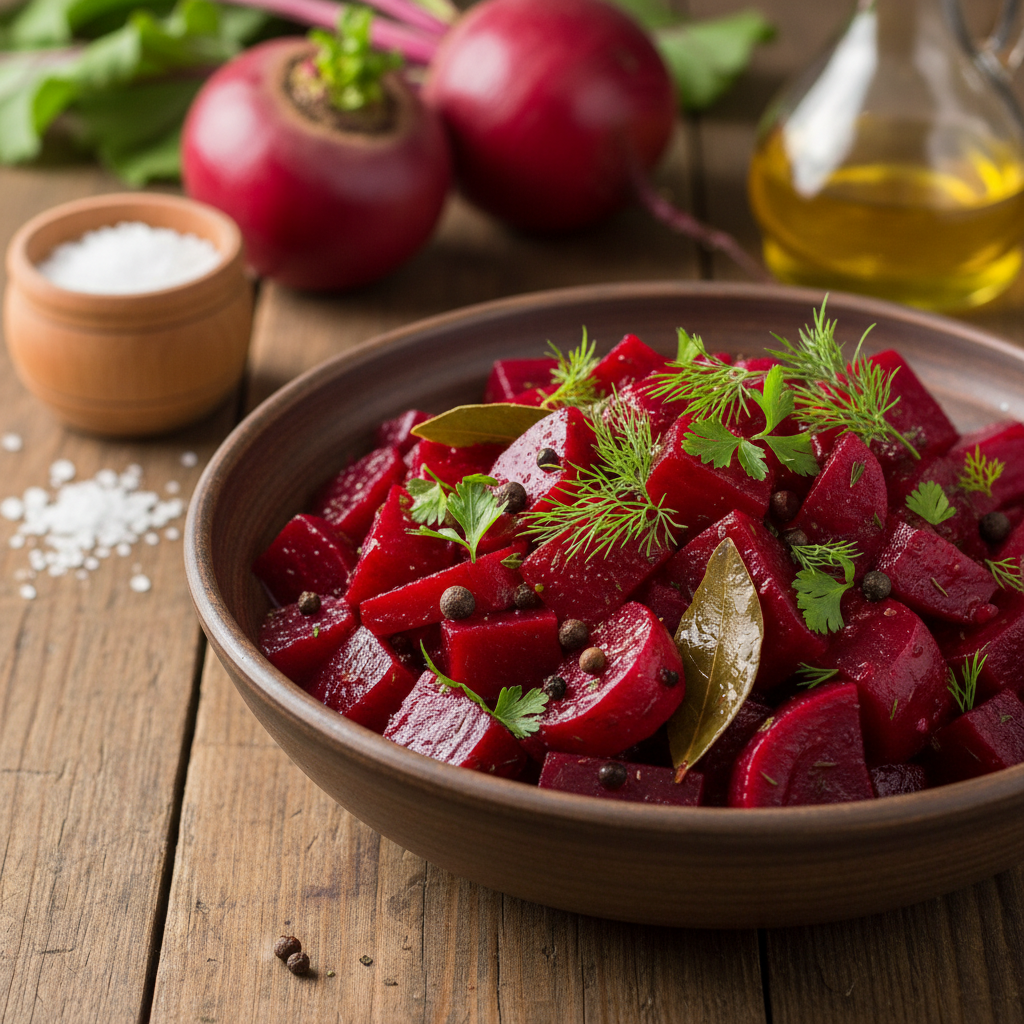 Marinuoti burokėliai žiemai: laiko patikrintas receptas