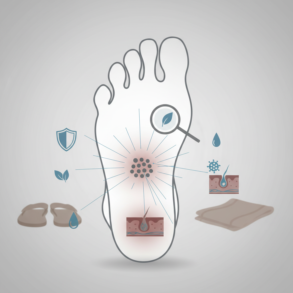 Skausminga karpa ant pado: kaip ją panaikinti visam laikui?